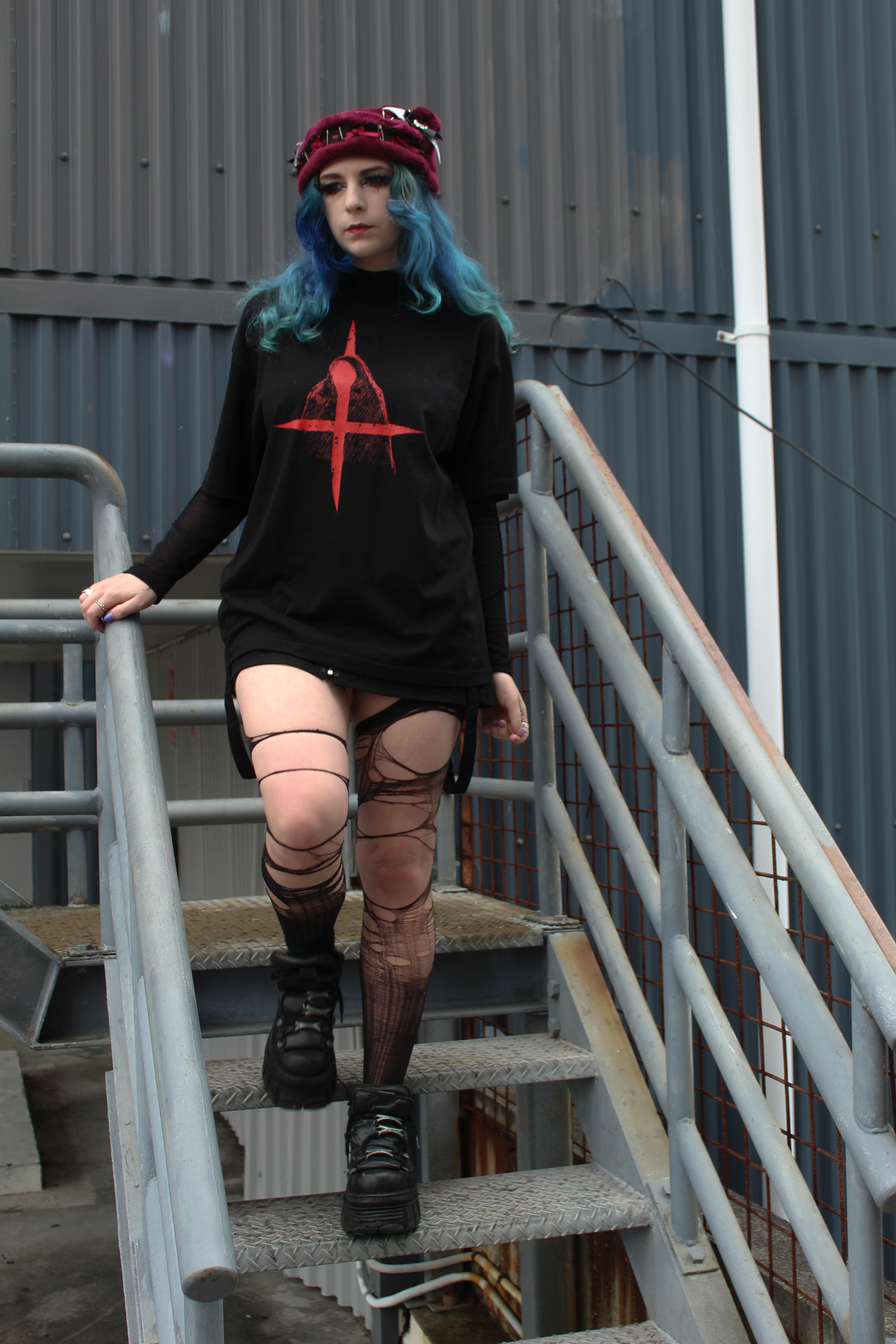 v.1 BLEED4ME Oversized Tee